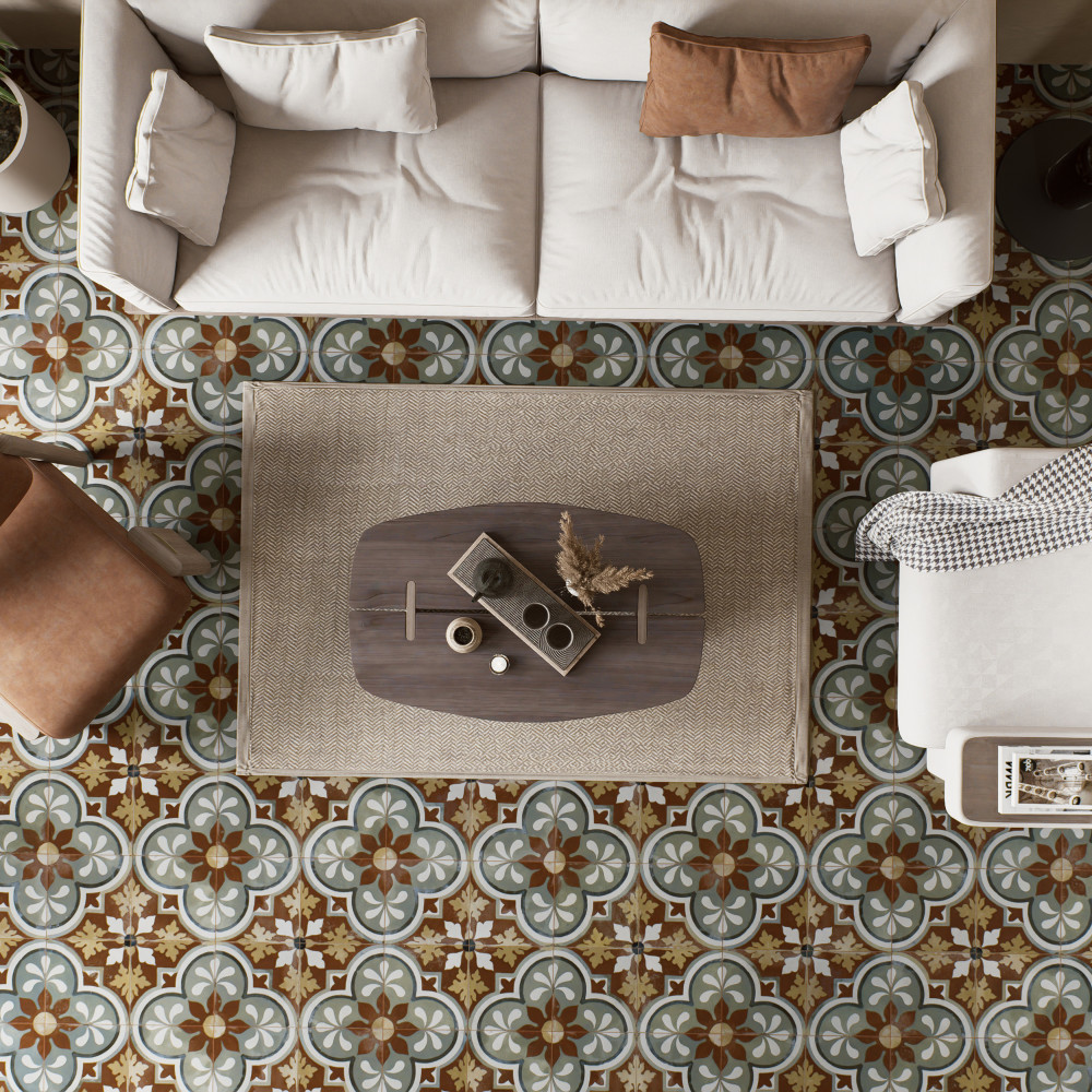 Kings Barna Born 17-5/8 in. x 17-5/8 in. Ceramic Floor and Wall Tile
