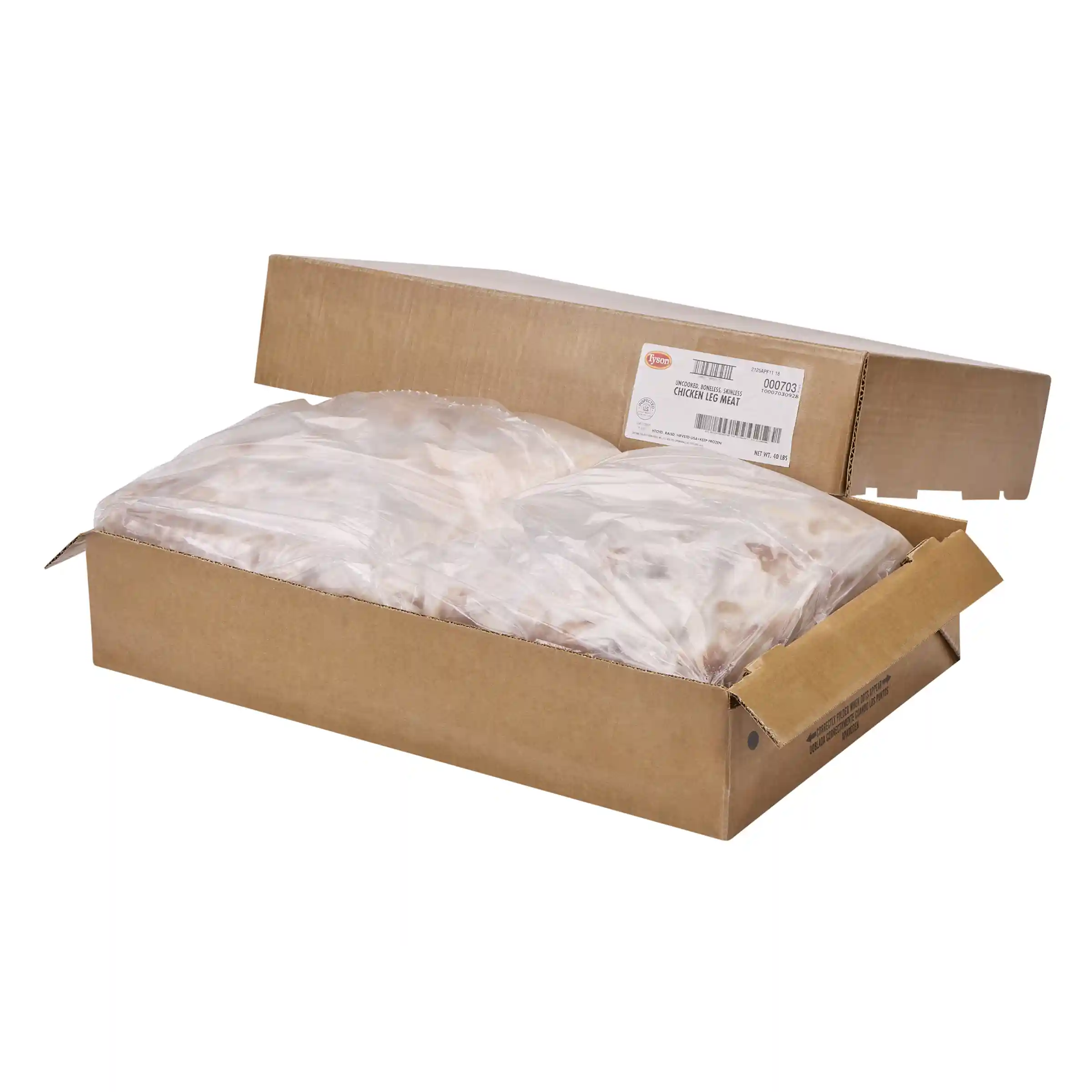 Tyson® Uncooked Unbreaded Boneless Skinless Chicken Leg Meat_image_4