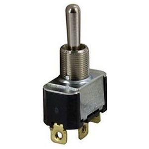 Bat Handle Type SPDT Toggle Switch With Screw Terminals, ON-OFF-ON Maintained Contact