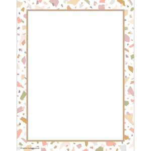 Terrazzo Tones Computer Paper, 50 Sheets