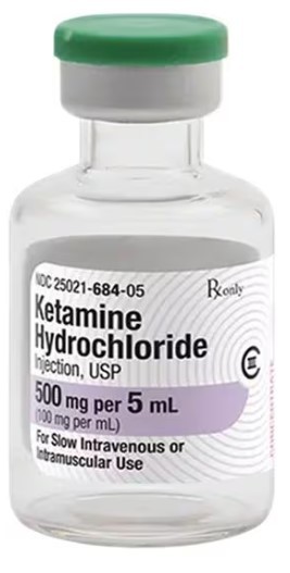 Ketamine HCl Injection 100mg/mL MDV 5mL -10/Box