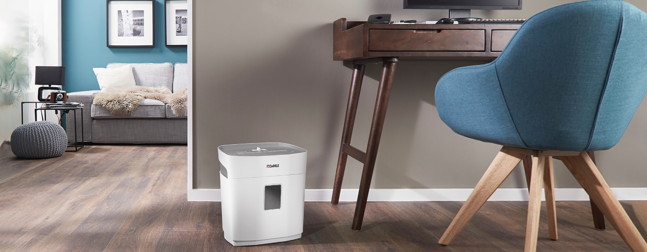 Monitor arms, paper shredders and office essentials from Novus and Dahle ensure a comfortable, secure work day.