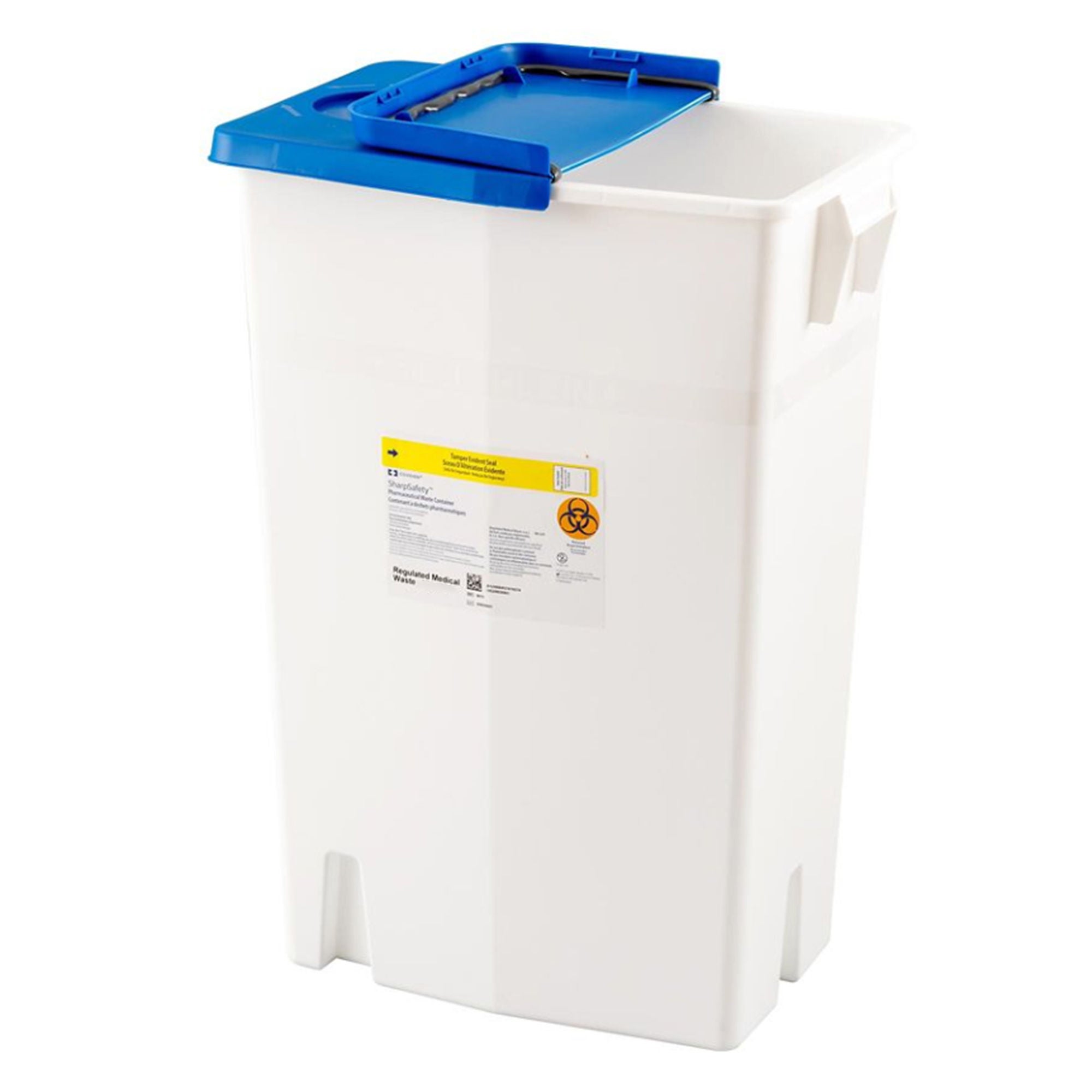 PharmaSafety™ Pharmaceutical Waste Container, 18 Gallon, 18.25 x 26 x 12.75 Inch