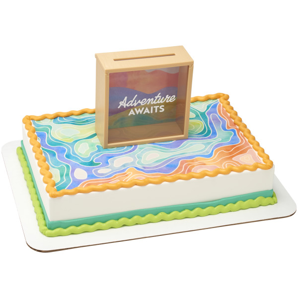 Adventure Awaits PhotoCake® Edible Image® DecoSet® Background