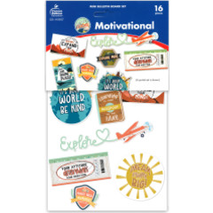 Let's Explore Motivational Mini Bulletin Board Set
