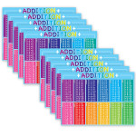 Ashley Productions&reg; Smart Poly&reg; PosterMat Pals&trade; Space Savers, 13" x 9-1/2", Addition Table, Pack of 10 ASH97037