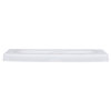 Ninth-size Super Pan V® flexible steam table pan lid in white