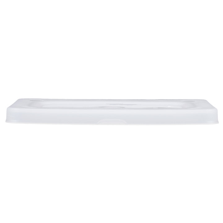 Ninth-size Super Pan V® flexible steam table pan lid in white