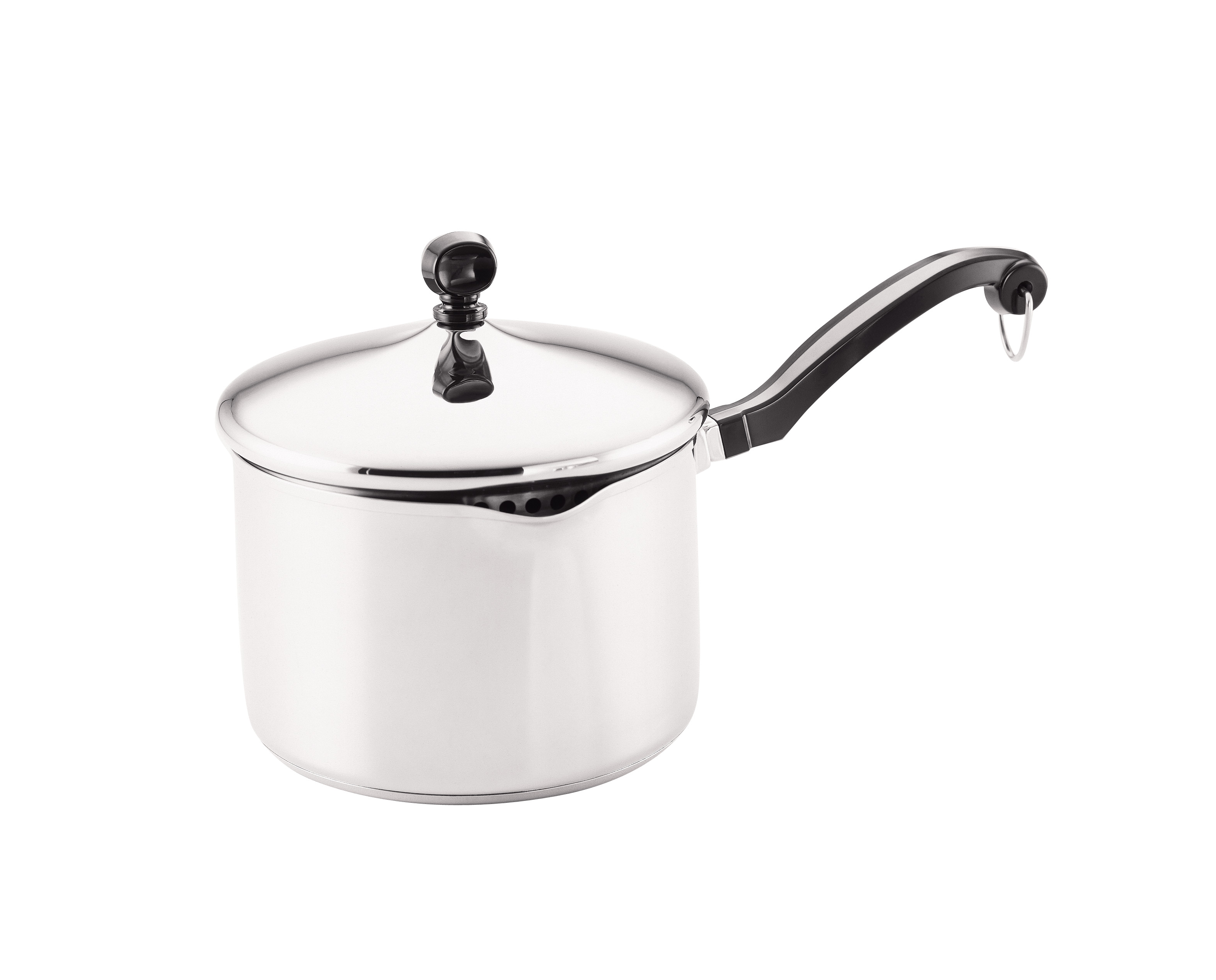 Farberware Farberware 3Qt. Covered Straining Saucepan with Pour
