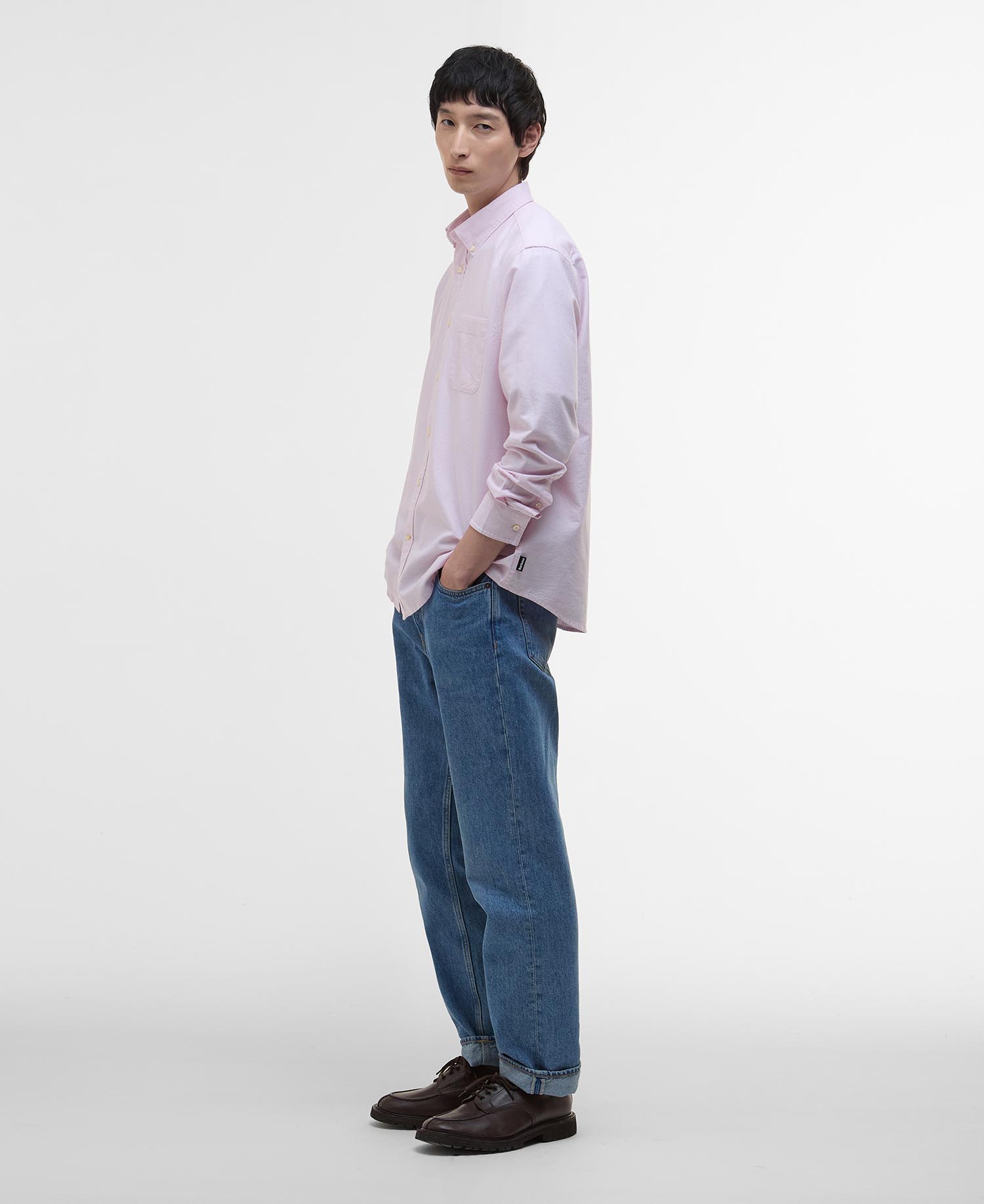Striped Dunand Oversized Oxford Shirt image number 1