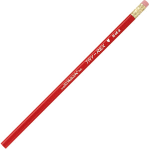 Try Rex&reg; Pencil, Regular with Eraser, Pack of 12