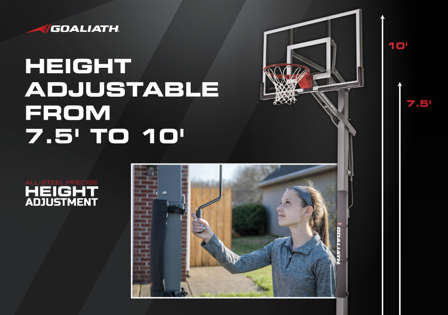 Goaliath 54” Prodigy InGround Basketball Hoop Goaliath Goalrilla