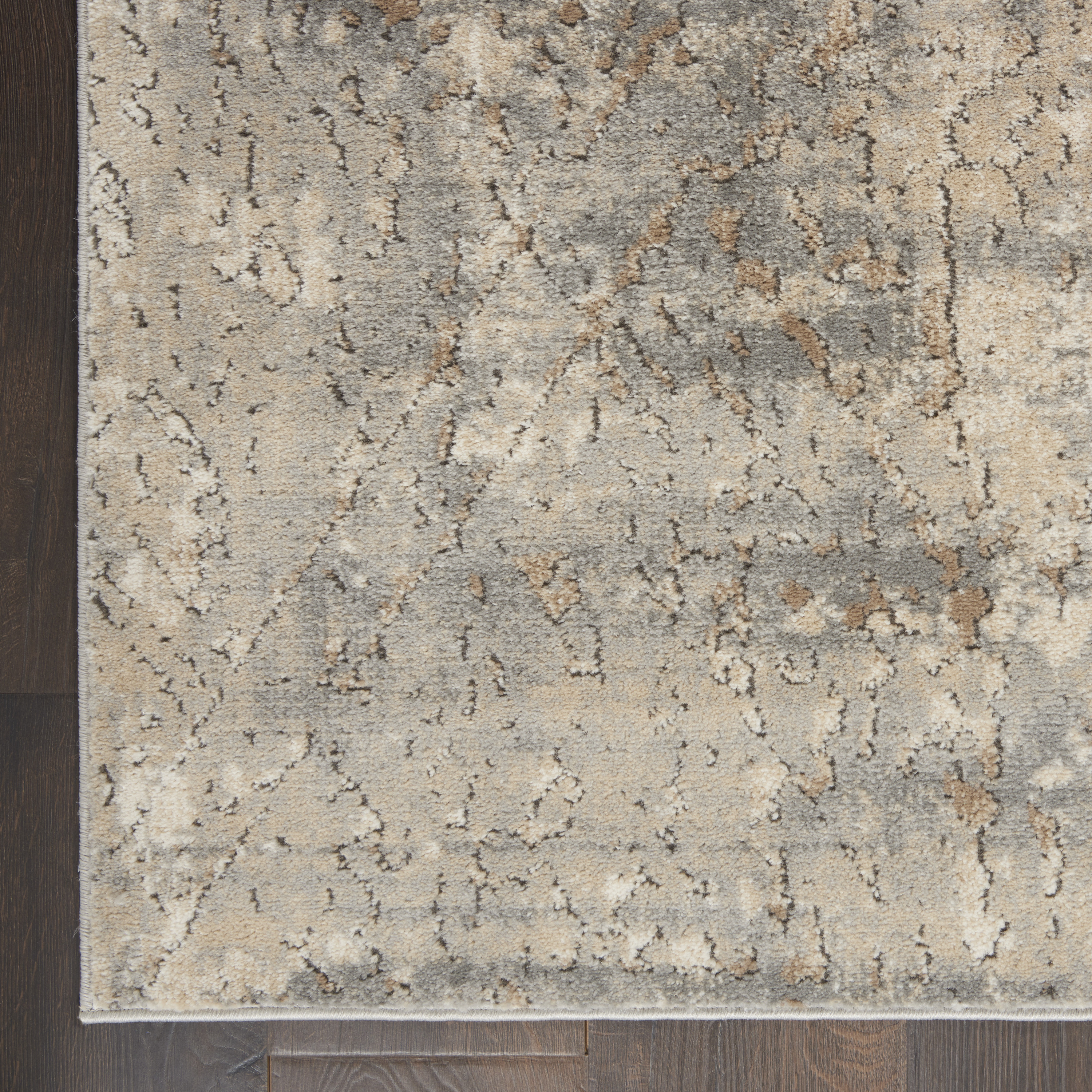 Nourison Quarry 6'7" x 9'6" Beige Grey Modern Indoor Rug