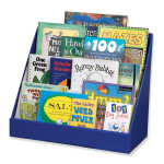 Classroom Keepers&reg; Book Shelf, 3-Tiered, Blue, 17"H x 20"W x 10"D PAC001329