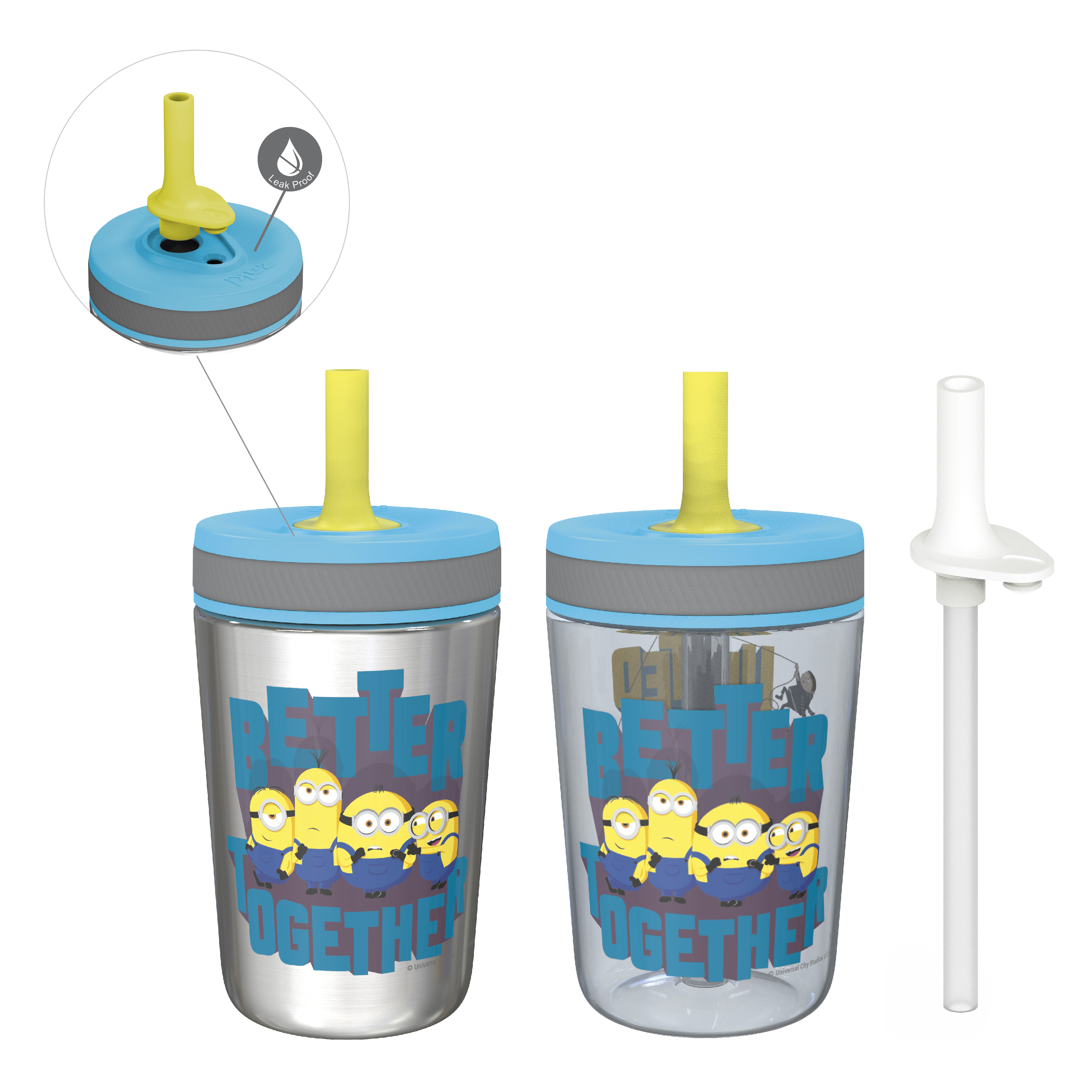 Minions 2 Movie 15 ounce Plastic Tumbler, Minions - Better Together, 3-piece set slideshow image 1 Minions 2 Movie 15 ounce Plastic Tumbler, Minions - Better Together, 3-piece set slideshow image 1
