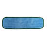 Hillyard, HD Microfiber Hook & Loop Mop, 18"W, Blue/Green