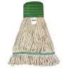 Hillyard, High Performance Blend Looped-End Wet Mop Head with 5" Headband, Medium, Natural