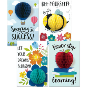 3D POP! Positive Mindset Inspire U&trade; 4-Poster Pack