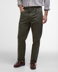 Pantaloni chino con vestibilità regular, leggeri ed elasticizzati 