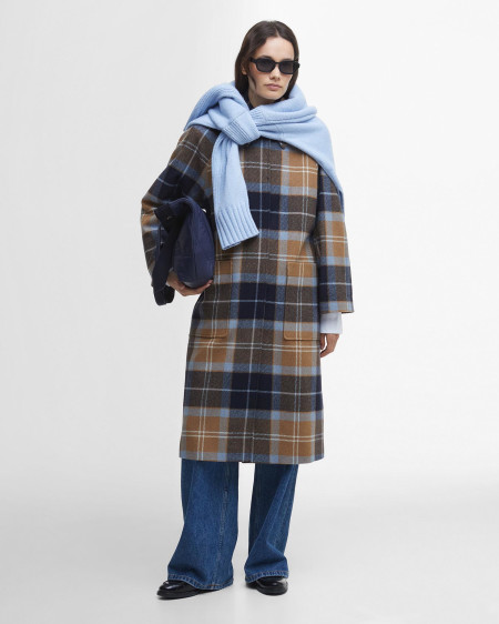 Wollmantel Kira Tartan