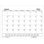 House of Doolittle&reg; Monthly Academic Calendar Economy Desk Pad, 17 Months (Aug-Dec), 22" x 17" HOD12802