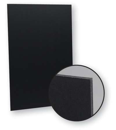 Flipside Foam Board, Black, Pack of 10