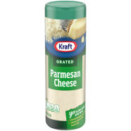 Kraft 100% Parmesan Grated Cheese 3 oz Shaker