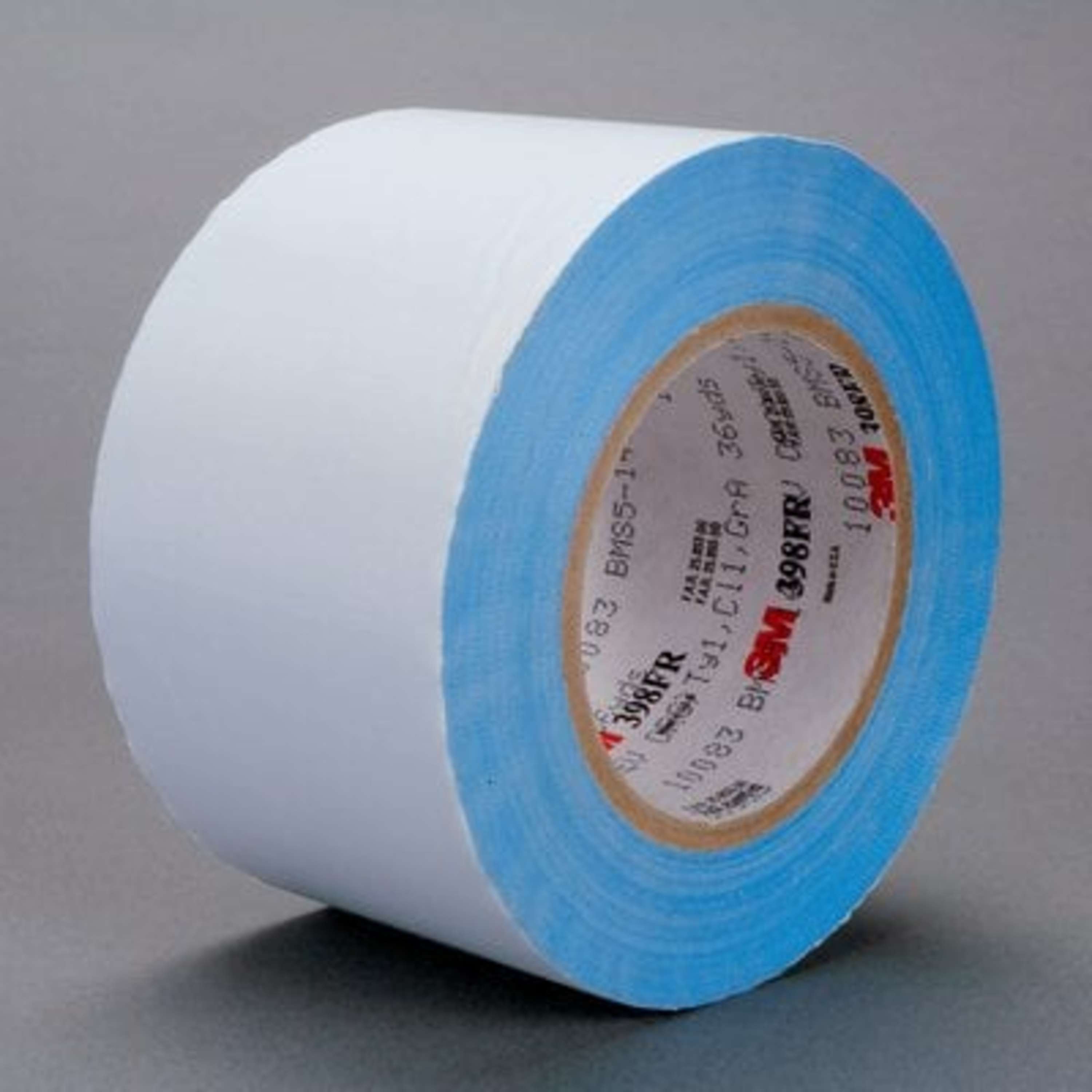 3M™ Glass Cloth Tape 398FR, White, 1 in x 36 yd, 7 mil, 36 rolls per
case