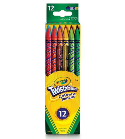 Crayola® Twistables® Colored Pencils, 12 colors