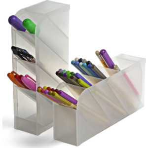 Pen Holder, 4 Compartments, Pack of 2
