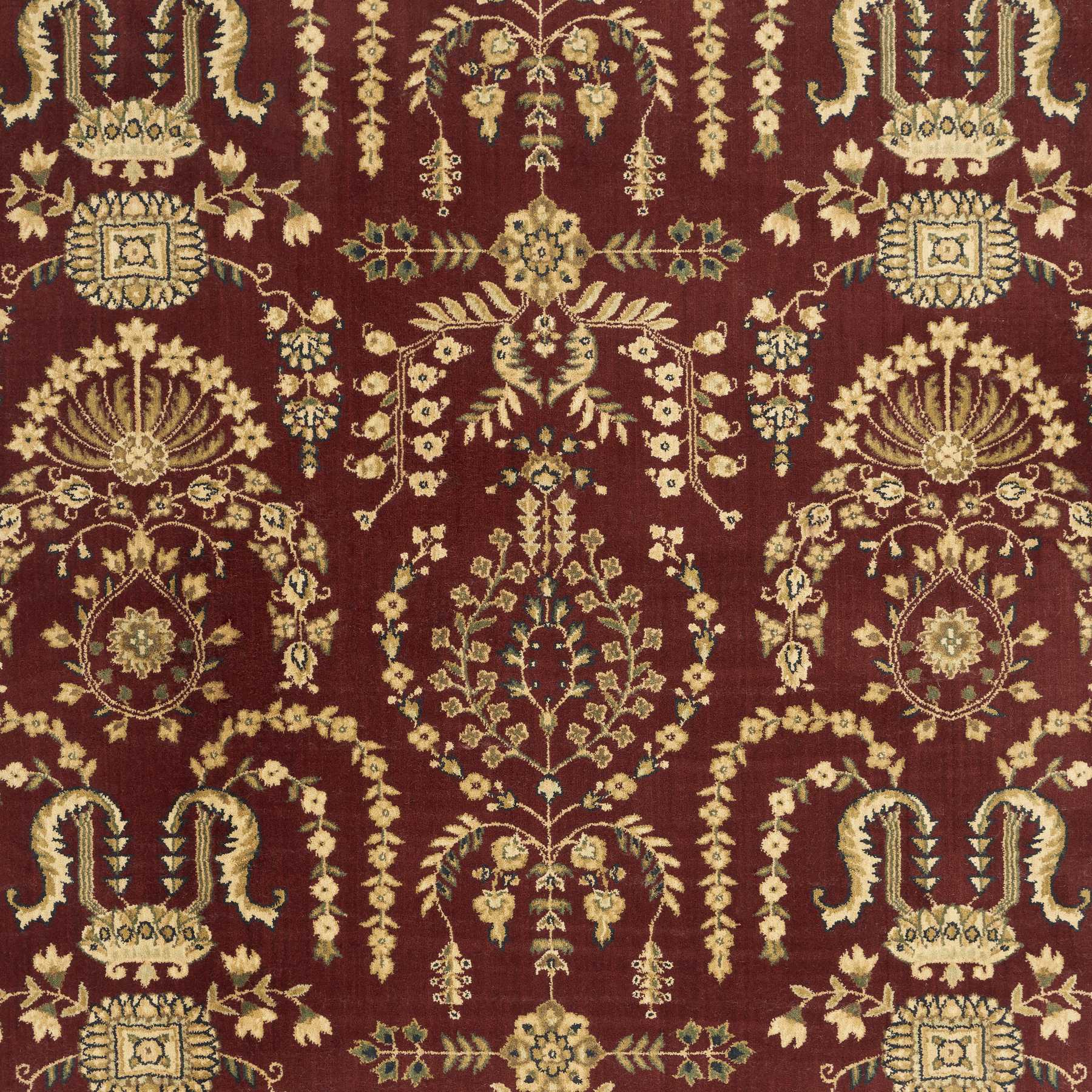 GRAND PARTERRE SAROUK PT02 BURGUNDY BROADLOOM