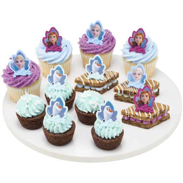 Disney Frozen II Elsa, Anna and Olaf Cupcake Rings