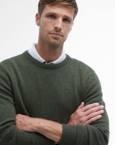Essential Tisbury Crew-Neck Jumper Forest