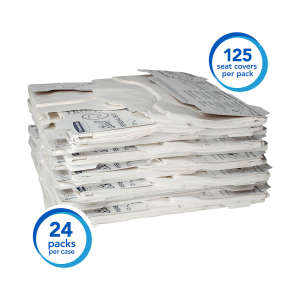 KIM07410, Kimberly Clark, Scott, Half Fold, Toilet Seat Cover