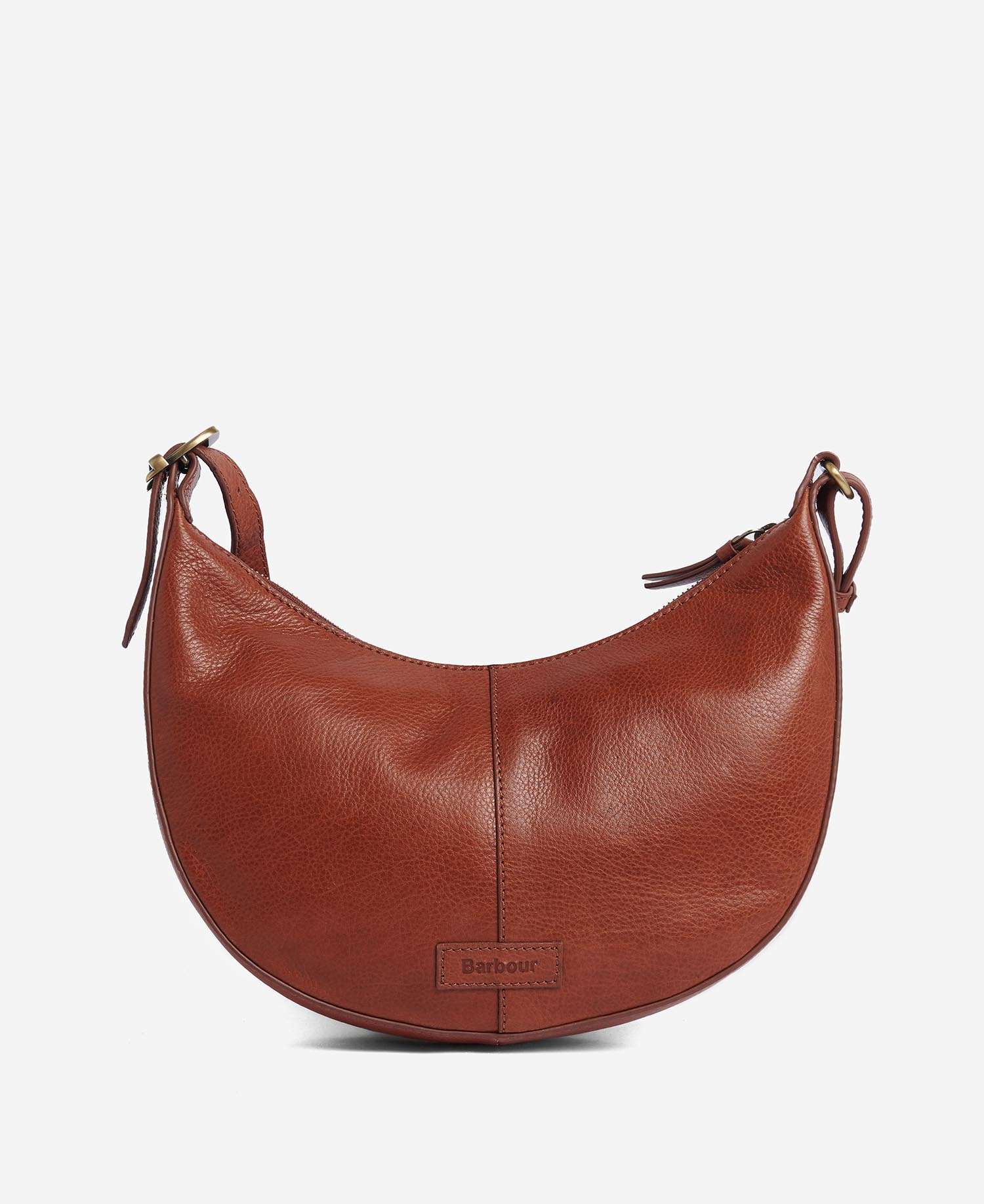 Borsa Laire in pelle a mezzaluna image number 1