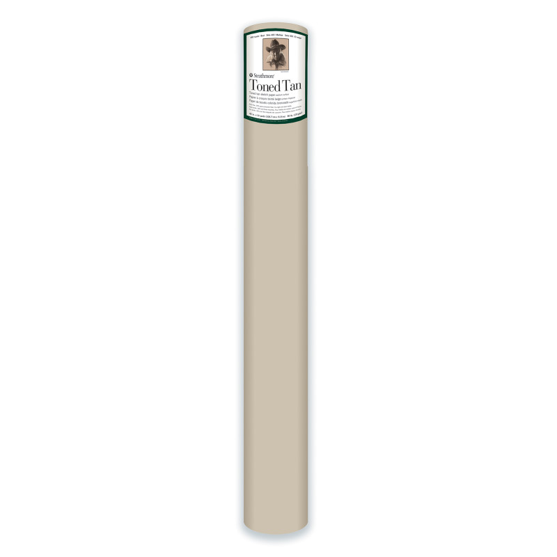 400 Series Sketch Paper Roll, Recycled, Toned Tan, 42 inchx10 yards