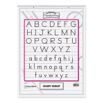 Zaner-Bloser&reg; Chart Tablet, Manuscript Cover, 2" Ruled 24" x 32", 30 Sheets PACZP9701