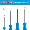 SQ-4H 4pc Square-Recess Screwdriver Set