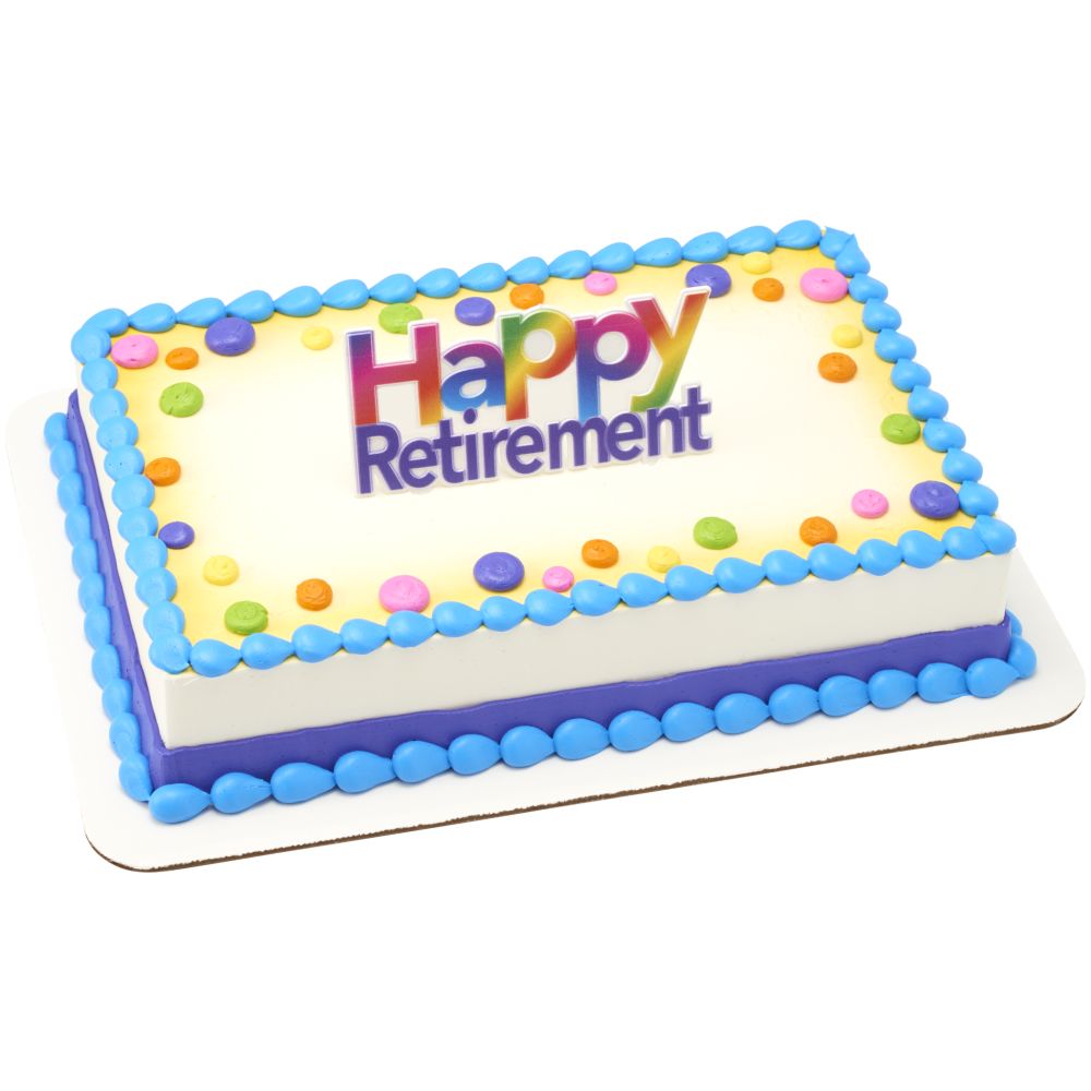 Image Cake Happy Retirement
