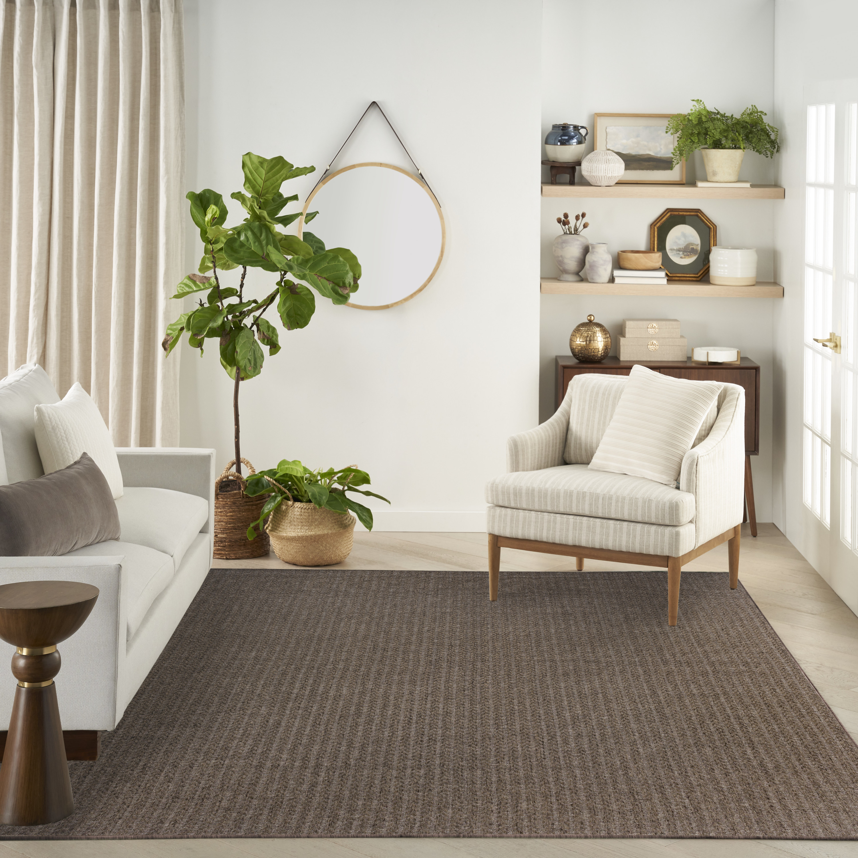Nourison Tulum 8' x 10' Brown Outdoor Rug