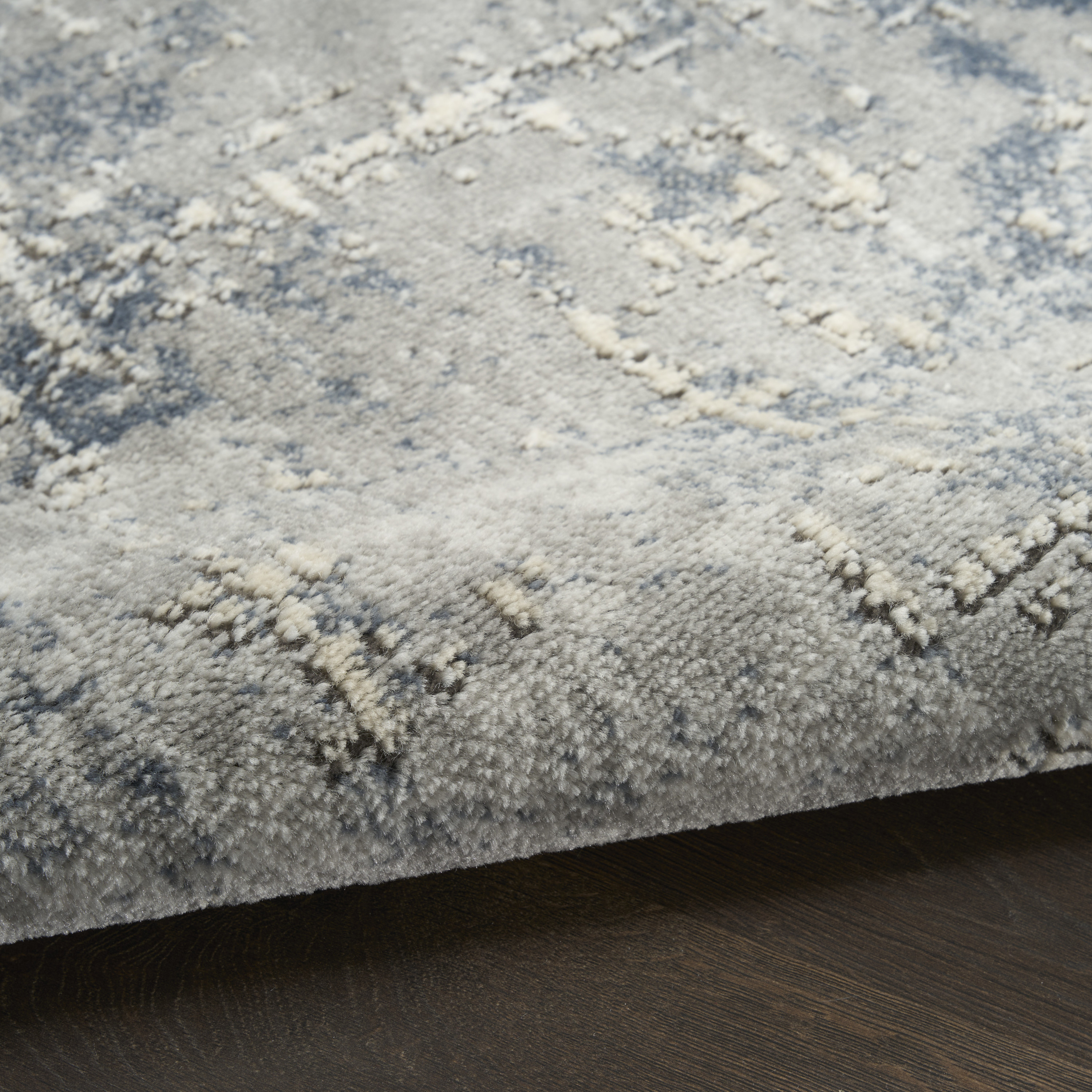Nourison Quarry 7'10" x 9'10" Dark Grey Modern Indoor Rug