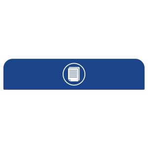 Rubbermaid Commercial, Configure™, Paper, 45gal, Blue, Receptacle Label Kit