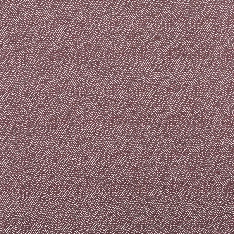 Burgundy wallpaper with densely scattered small irregular white dots, repeating across the surface, shown in a close-up, evenly lit, flat field with no other visible features.