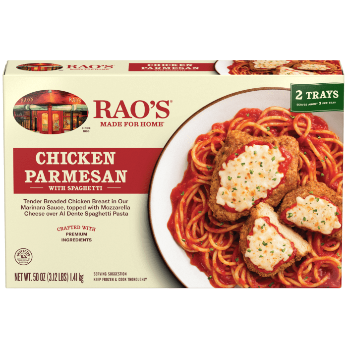 Chicken Parmesan with Spaghetti Frozen Meal, 50 oz