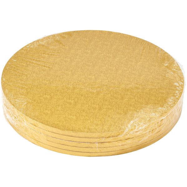 16" Round Gold Foil Cake Board