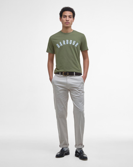 T-shirt con logo in tartan Torpoint