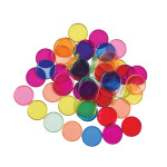 Learning Advantage&reg; Transparent Plastic Counters - Steel-Ringed - Set of 50 CTU7253
