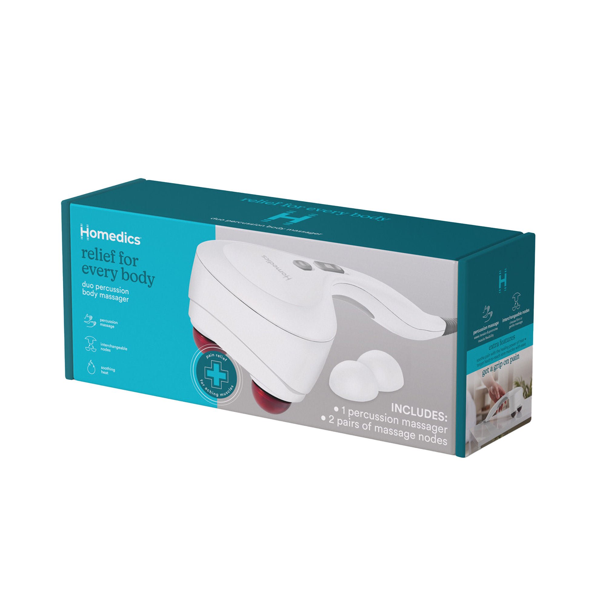 Homedics® Duo Percussion Body Massager with Heat