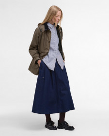 Barbour for Margaret Howell Women's  Waxed Parka Kelp
