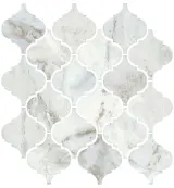 Mythique Marble Majestic 11×12 Arabesque Mosaic Matte Mythique Marble Majestic 11×12 Arabesque Mosaic Matte